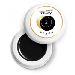 Ritzy Gēla krāsa BLACK 02 — 5 ml