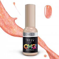 Ritzy Lac OMG 3 rich peach gel polish 9 ml