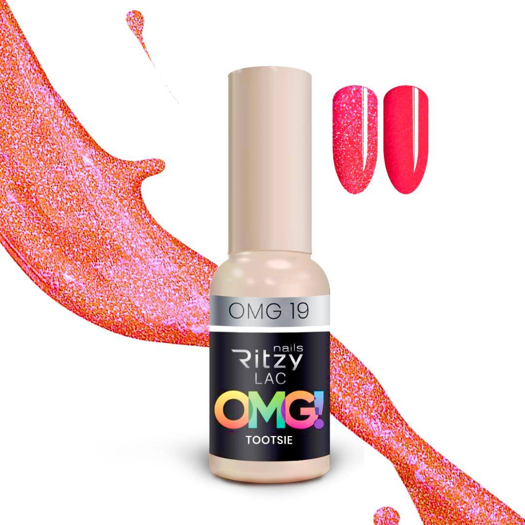 Ritzy Lac OMG19 TOOTSIE atstarojoša gēllaka 9 ml