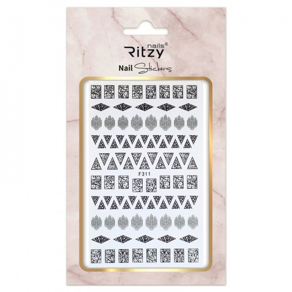 Ritzy TM/Nail art Stickers/F311 black