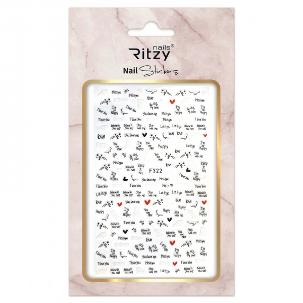 Ritzy TM/Nail art Stickers/F322