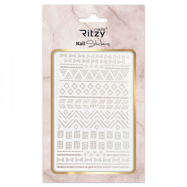 Ritzy TM/Nail art Stickers/F377 gold