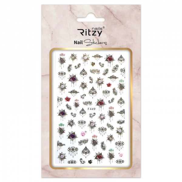 Ritzy TM/Nail art Stickers/F449