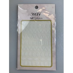 Ritzy TM/Nail art Stickers/F311 white