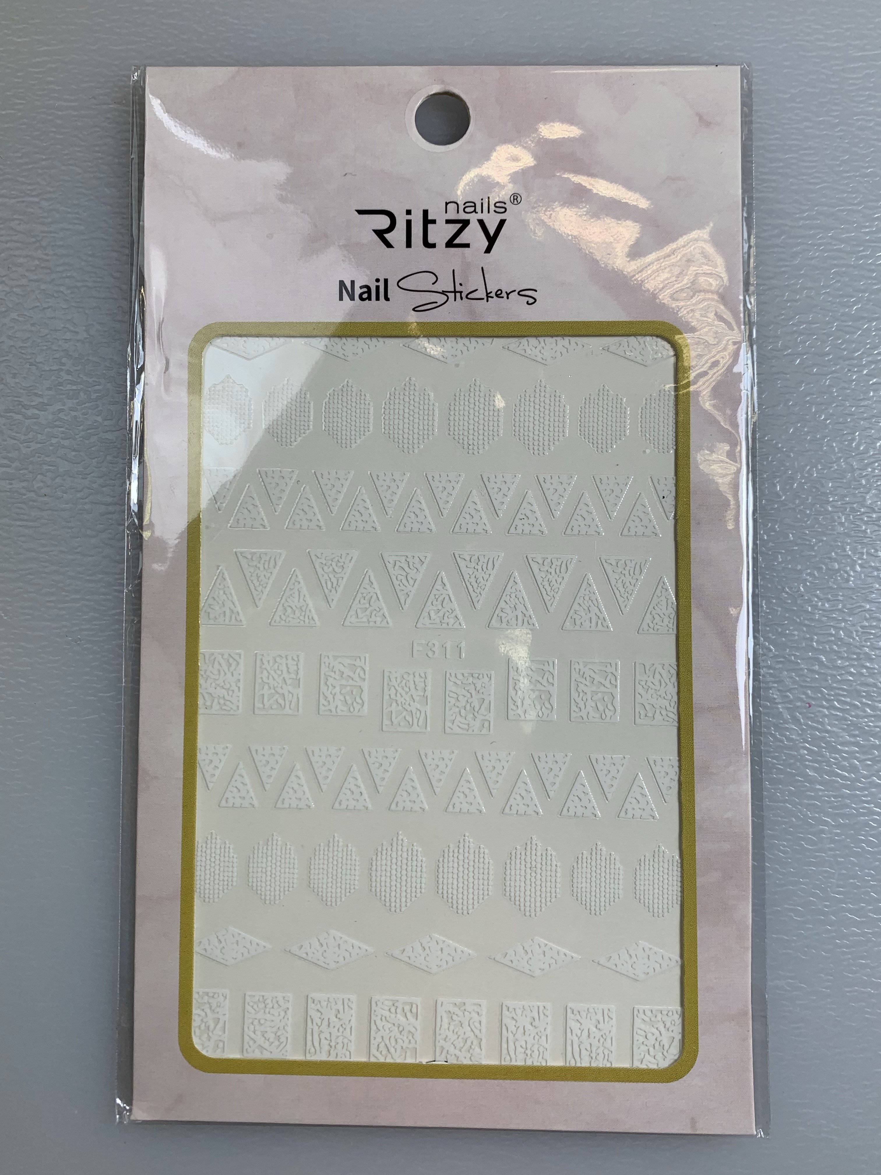 Ritzy TM/Nail art Stickers/F311 white