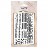 Ritzy TM/Nail art Stickers/F549 black