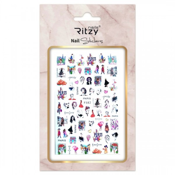 Ritzy TM/Nail art Stickers/F582