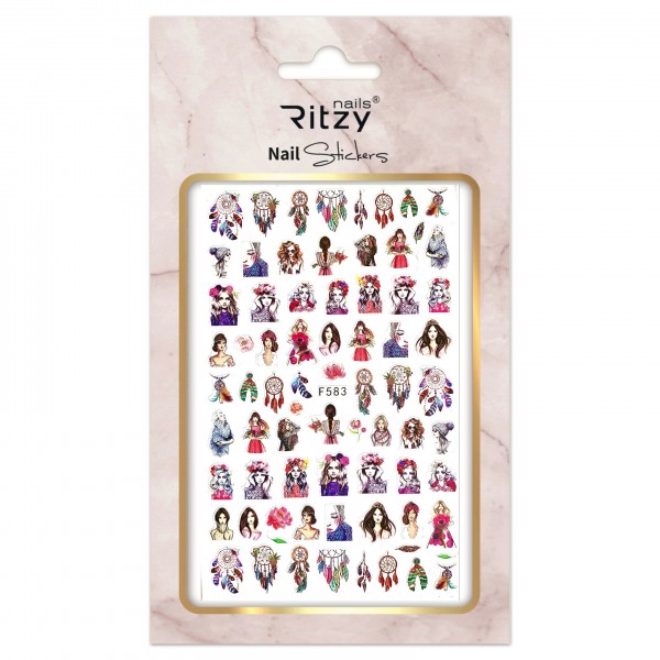 Ritzy TM/Nail art Stickers/F583