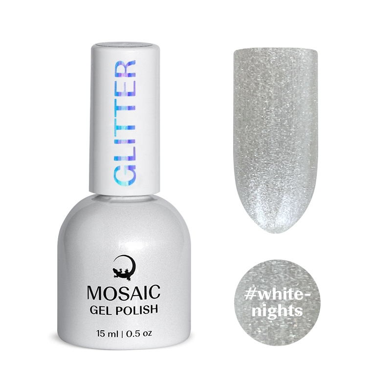 Mosaic White nights gēla laka 15 ml