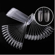 Ritzy Oval clear tips 50 pcs 