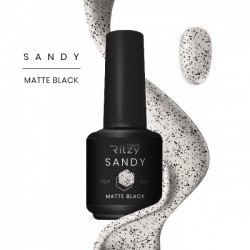 Ritzy Black sand матовый топ с черными точками без липкого слоя 8 мл