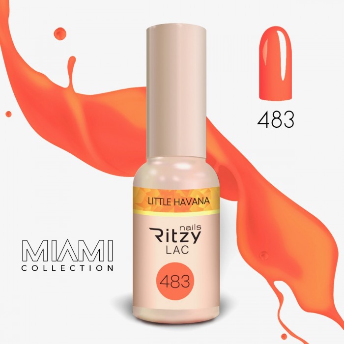 Ritzy Lac 483 Little Havana gēla laka 9 ml