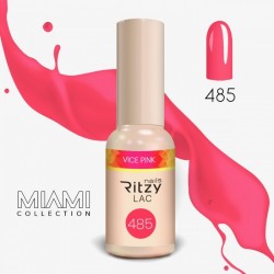 Ritzy Lac 485 Vice Pink gēla laka 9 ml