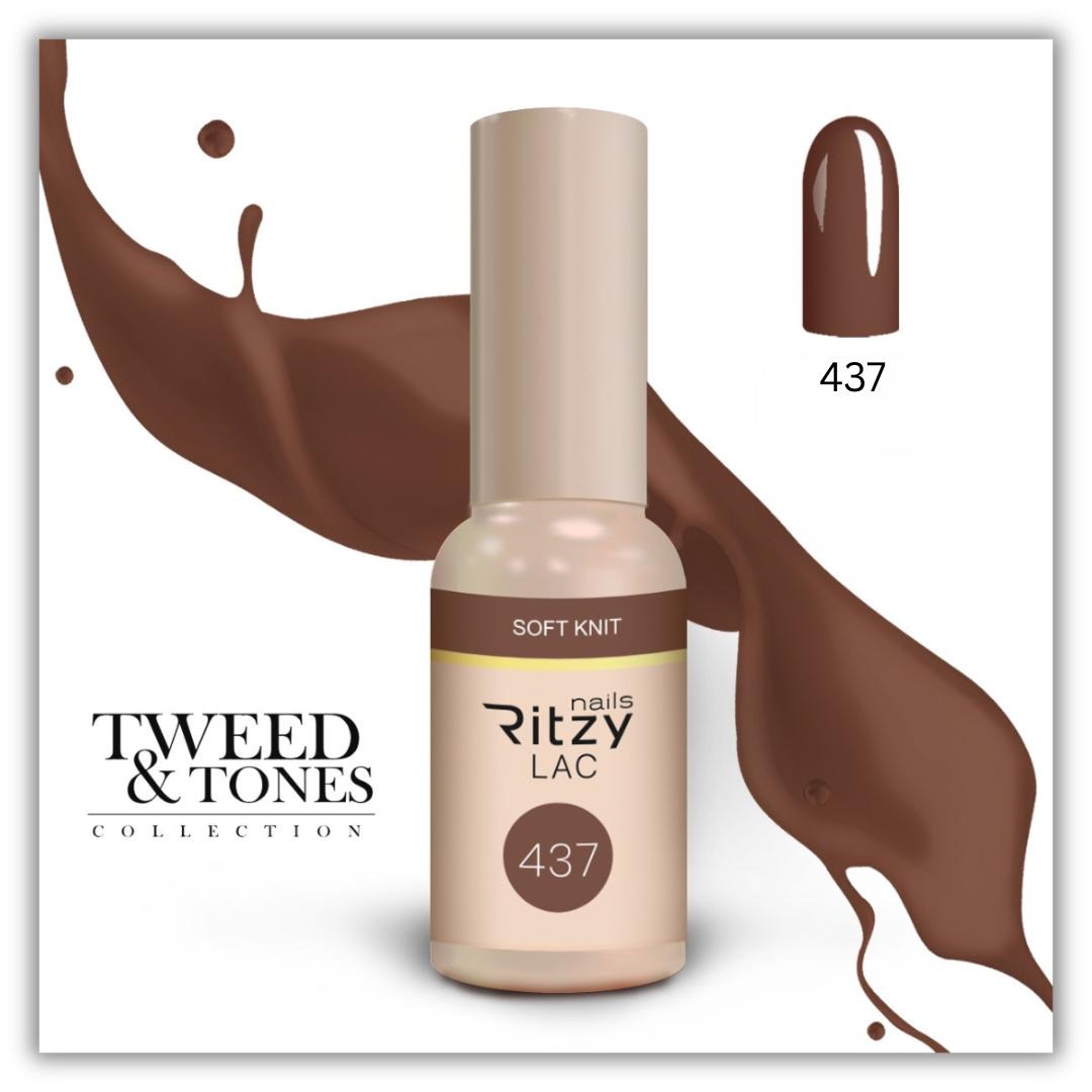 Ritzy Lac 437 Soft knit gēllaka 9 ml