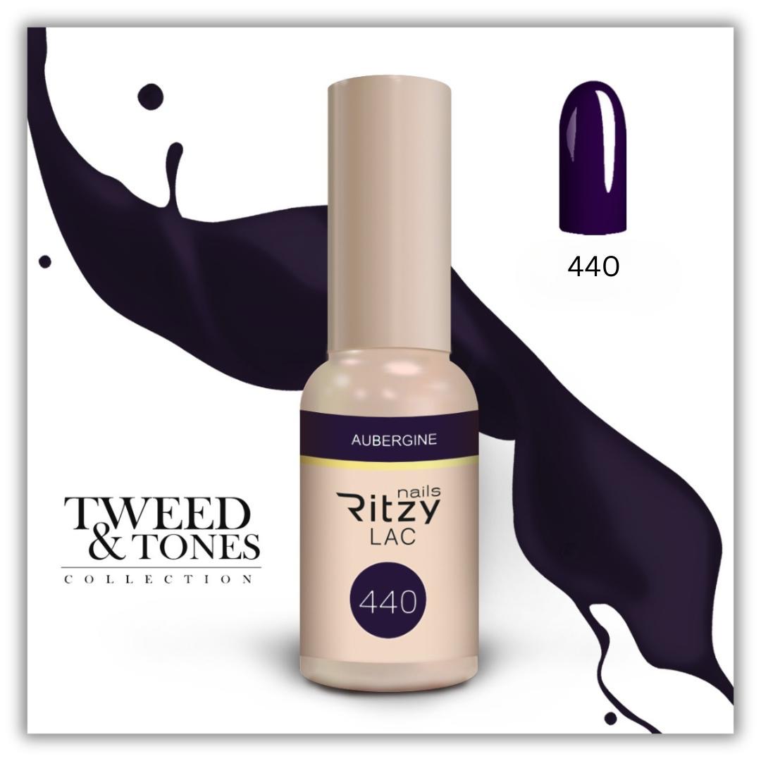 Ritzy Lac 440 Aubergine gēllaka 9 ml