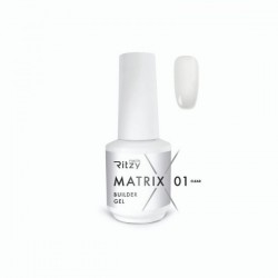 Ritzy Matrix 01 Clear būvējošais gēls pudelē 15 ml