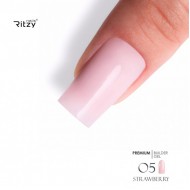 Ritzy Premium Strawberry 05 būvējošais gēls 15 ml