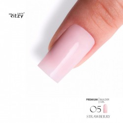 Ritzy Premium Strawberry 05 būvējošais gēls 5 ml
