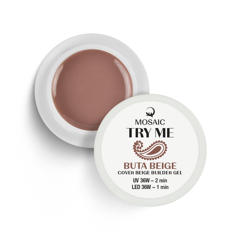 Mosaic Buta Beige cover beige būvējošais gēls 5 ml