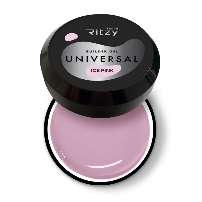 Ritzy Universal Ice pink būvējošais gēls 50 ml Ritzy Universal Ice pink būvējošais gēls 50 ml