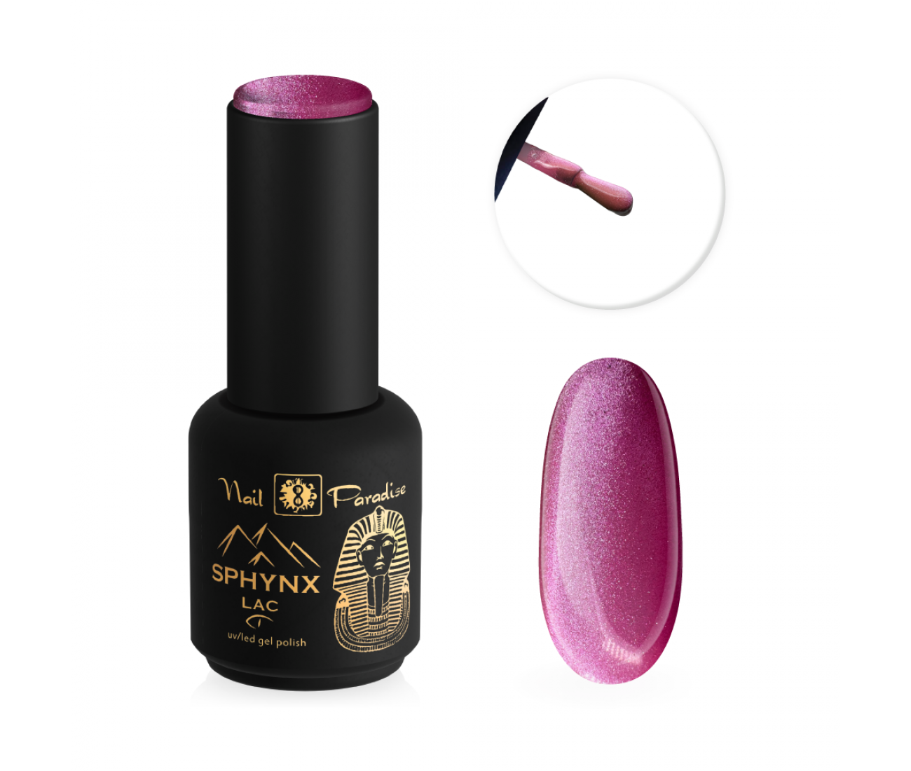 Sphynx lac 919005 Sugar frost Cat eye gēla laka 10 ml Sphynx lac 919005 Sugar frost Cat eye gēla laka 10 ml