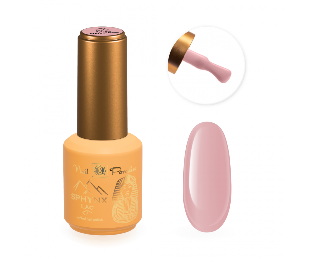 SPHYNX 820360 Rubber Base coat PH-6 15 ml SPHYNX 820360 Rubber Base coat PH-6 15 ml