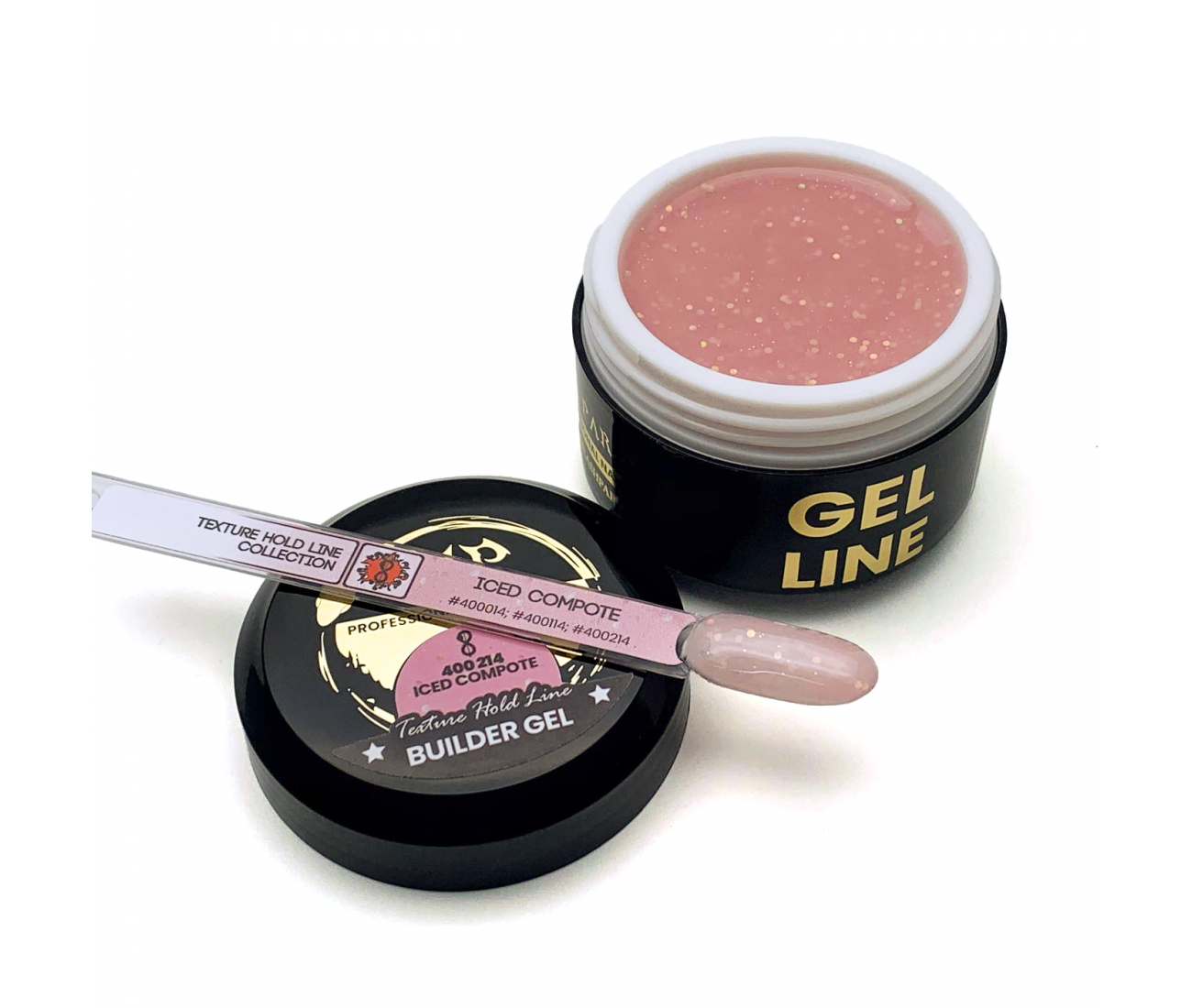 Sphynx Iced compote 400114 Texture Hold Line būvējošais gēls 15 ml Sphynx Iced compote 400114 Texture Hold Line būvējošais gēls 15 ml