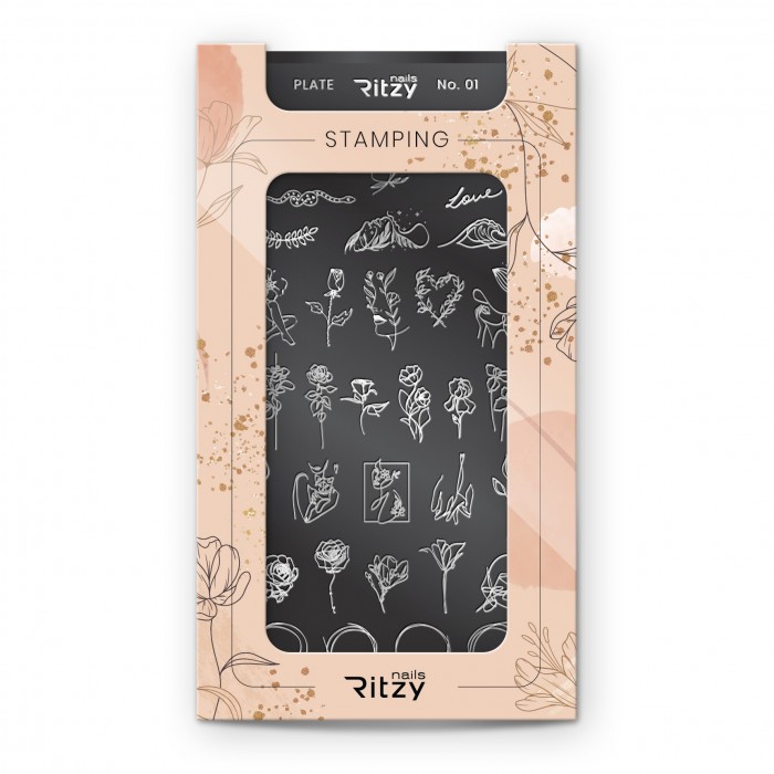 Ritzy 01 Stamping plate