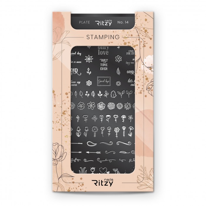 Ritzy 14 Stamping plate