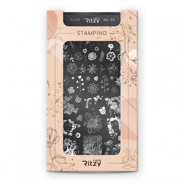 Ritzy 20 Stamping plate