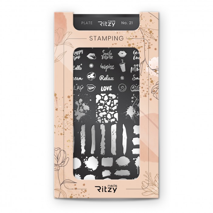 Ritzy 21 Stamping plate