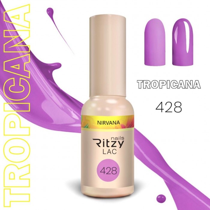 Ritzy Lac 428 Nirvana gēla laka 9 ml