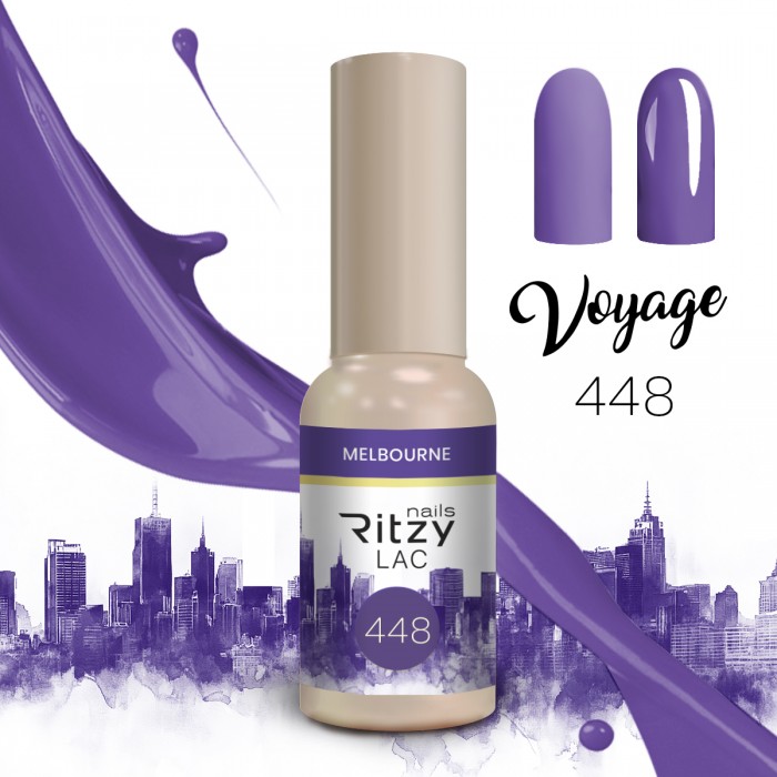 Ritzy Lac 448 Melbourne гель лак 9 мл