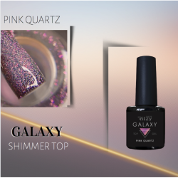 Ritzy Pink quartz tops ar spīdumiem bez lipīga slāņa 8 ml