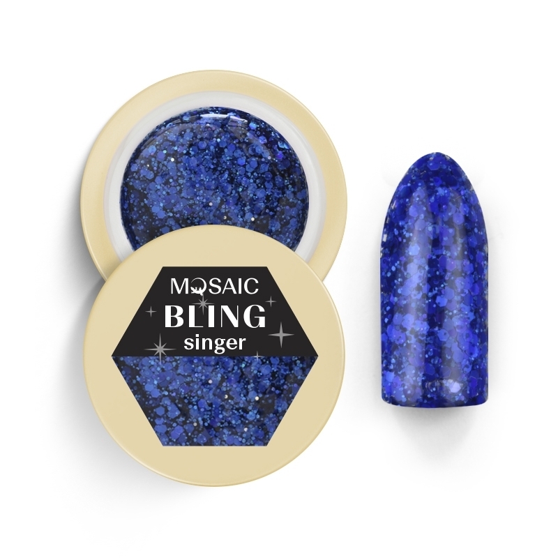 Mosaic Bling glitter gel Singer 5 ml