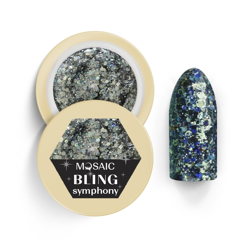 Mosaic Bling gliteru gēla Symphony 5 ml