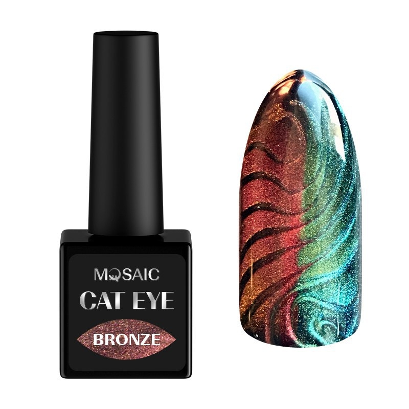 Mosaic gel polish Cat eye Bronze 10 ml