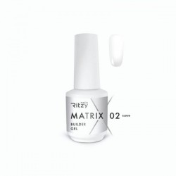 Ritzy Matrix 02 Cloud būvējošais gēls pudelē 15 ml