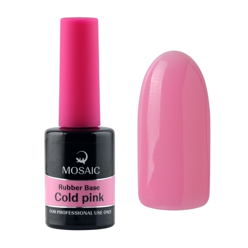 Mosaic Cold pink cover rubber base 14 ml