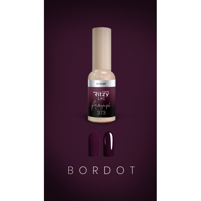 Ritzy Lac 373 Bordot gel polish 9 ml