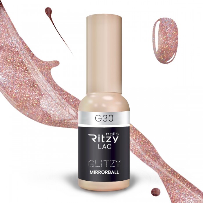 Ritzy Lac G30 Mirrorball reflective gel polish 9 ml