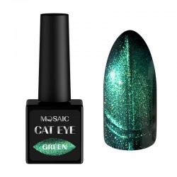 Mosaic gel polish Cat eye Green 10 ml