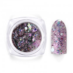 Mosaic Lux mix magenta glitter