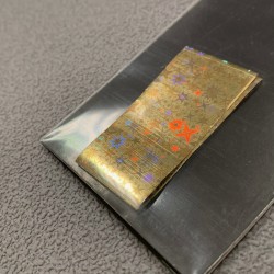 Transfer foil Gold starburst