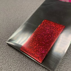 Transfer foil Red glitter