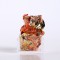 Mosaic foil leaf folijas lapas multi rozā zelts