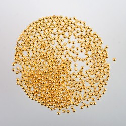 Mosaic metal balls gold