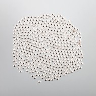 Mosaic metāls balls silver