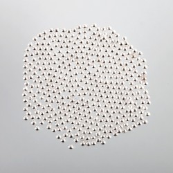 Mosaicmetal balls silver