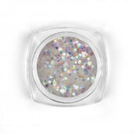 Mosaic Mix white holo блёстки